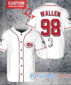 Morgan Wallen Cincinnati Reds Limited Edition Baseball Jersey – Exclusive Fan Gear White