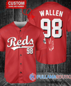 Morgan Wallen Cincinnati Reds Limited Edition Baseball Jersey – Fan Gear Red