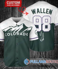 Morgan Wallen Colorado Rockies Limited Edition Baseball Jersey – Exclusive Fan Gear Green