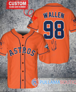 Morgan Wallen Houston Astros Limited Edition Baseball Jersey – Exclusive Fan Gear Orange