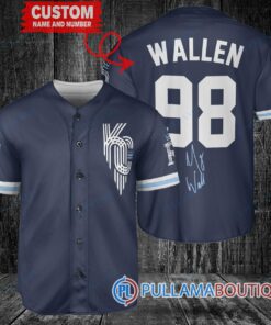 Morgan Wallen Kansas City Royals Limited Edition Baseball Jersey – Exclusive Fan Gear Navy