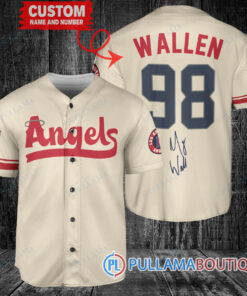 Morgan Wallen Los Angeles Angels Limited Edition Baseball Jersey – Exclusive Fan Gear Cream