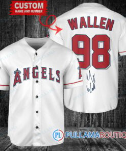 Morgan Wallen Los Angeles Angels Limited Edition Baseball Jersey – Exclusive Fan Gear White