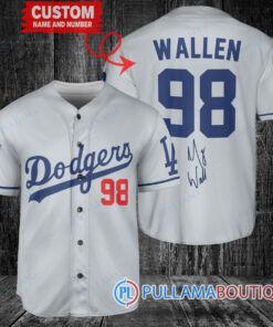 Morgan Wallen Los Angeles Dodgers Limited Edition Baseball Jersey – Exclusive Fan Gear Gray