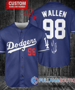 Morgan Wallen Los Angeles Dodgers Limited Edition Baseball Jersey – Exclusive Fan Gear Navy