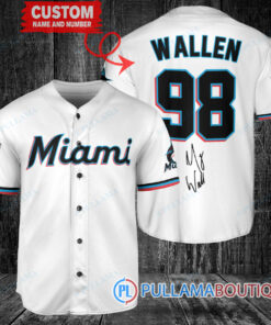 Morgan Wallen Miami Marlins Limited Edition Baseball Jersey – Exclusive Fan Gear White