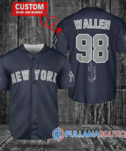 Morgan Wallen New York Yankees Limited Edition Baseball Jersey – Exclusive Fan Gear Navy