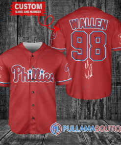 Morgan Wallen Phillies Limited Edition Baseball Jersey – Exclusive Fan Gear V2