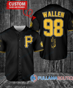 Morgan Wallen Pittsburgh Pirates Limited Edition Baseball Jersey – Exclusive Fan Gear Black