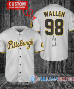 Morgan Wallen Pittsburgh Pirates Limited Edition Baseball Jersey – Exclusive Fan Gear Gray