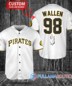 Morgan Wallen Pittsburgh Pirates Limited Edition Baseball Jersey – White