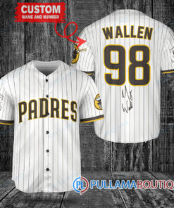 Morgan Wallen San Diego Padres Limited Edition Baseball Jersey – Exclusive Fan Gear White