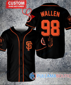 Morgan Wallen San Francisco Giants Limited Edition Baseball Jersey – Exclusive Fan Gear Black