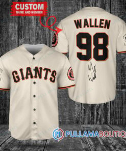 Morgan Wallen San Francisco Giants Limited Edition Baseball Jersey – Exclusive Fan Gear Cream