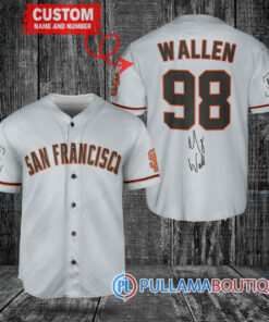 Morgan Wallen San Francisco Giants Limited Edition Baseball Jersey – Exclusive Fan Gear Gray