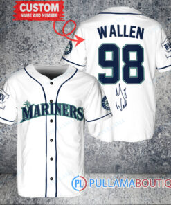 Morgan Wallen Seattle Mariners Limited Edition Baseball Jersey – Exclusive Fan Gear White