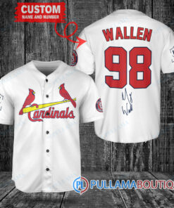 Morgan Wallen St.Louis Cardinals Limited Edition Baseball Jersey – Exclusive Fan Gear White