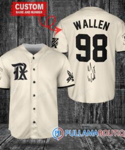 Morgan Wallen Texas Rangers Limited Edition Baseball Jersey – Exclusive Fan Gear Cream