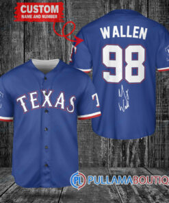 Morgan Wallen Texas Rangers Limited Edition Baseball Jersey – Exclusive Fan Gear Royal