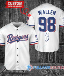 Morgan Wallen Texas Rangers Limited Edition Baseball Jersey – Exclusive Fan Gear White