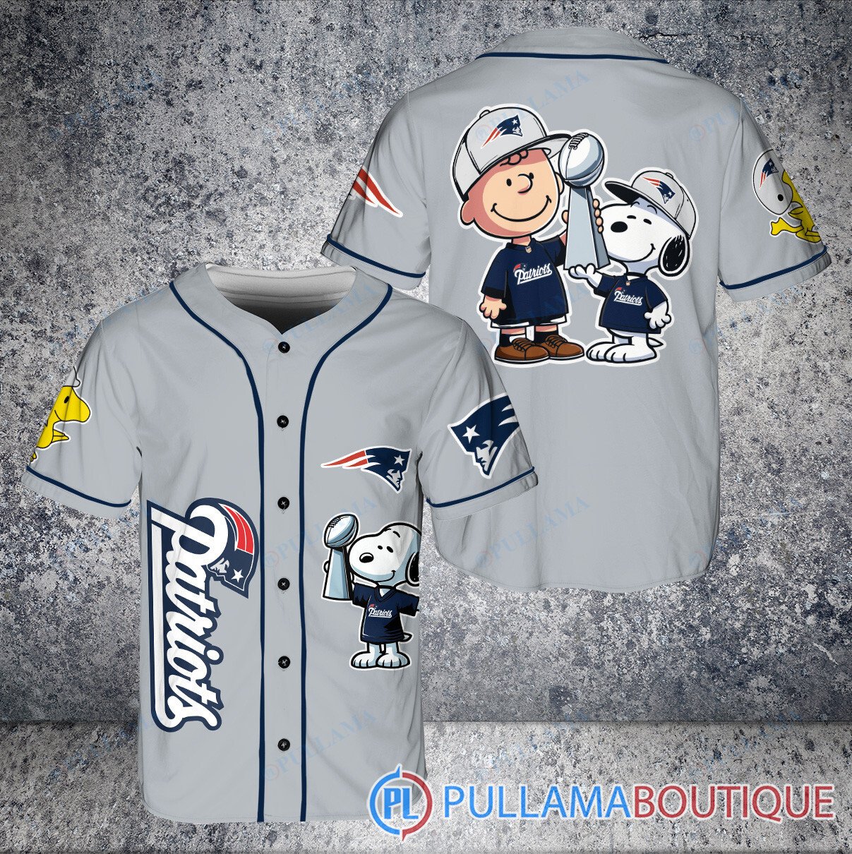 Indianapolis Colts x Snoopy and Charlie Brown with Trophy Baseball Jersey Royal-Black