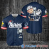 Detroit Lions x Snoopy and Charlie Brown with Trophy Baseball Jersey Gray