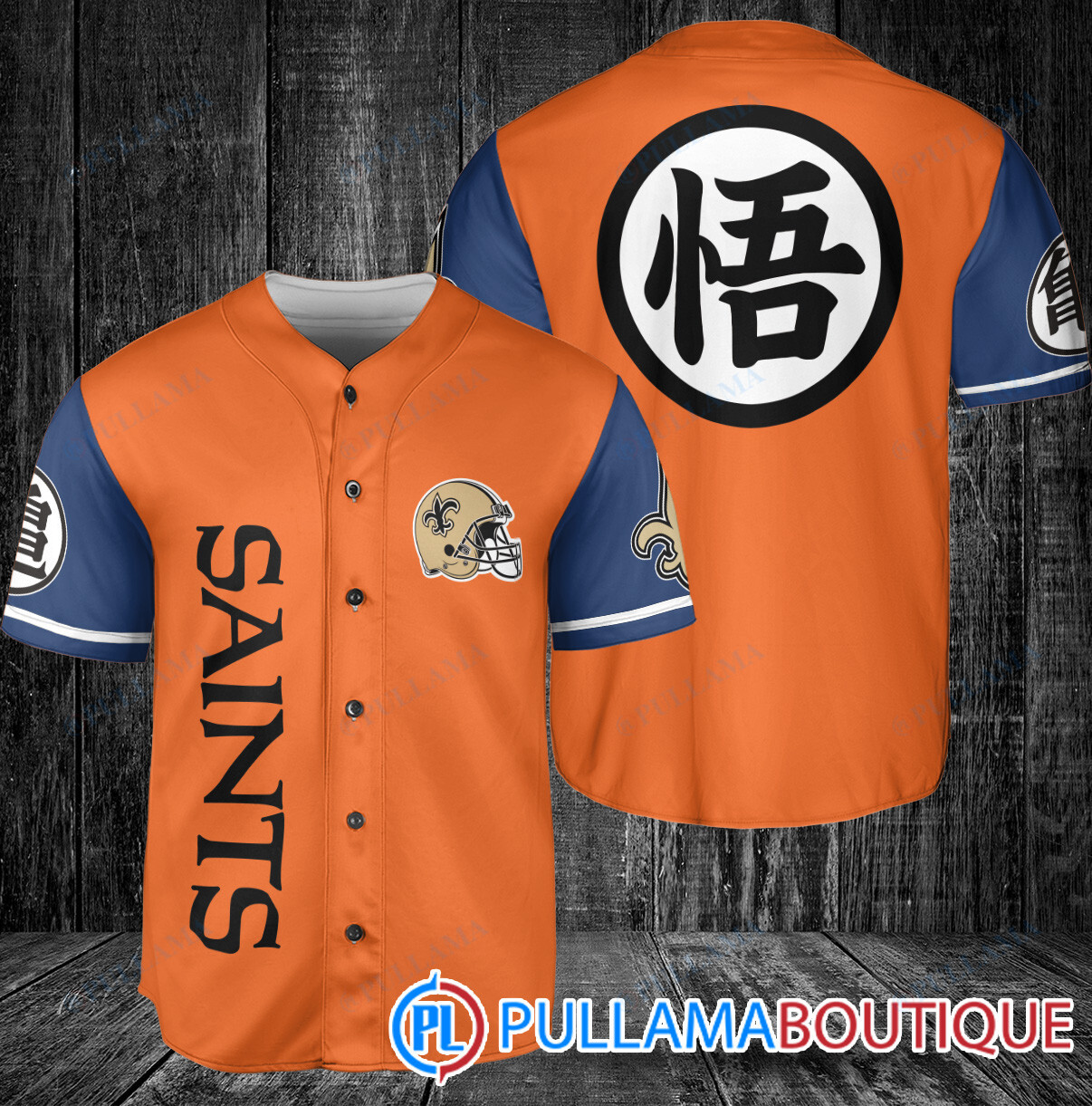 New York Giants Dragon Ball Z Goku Baseball Jersey