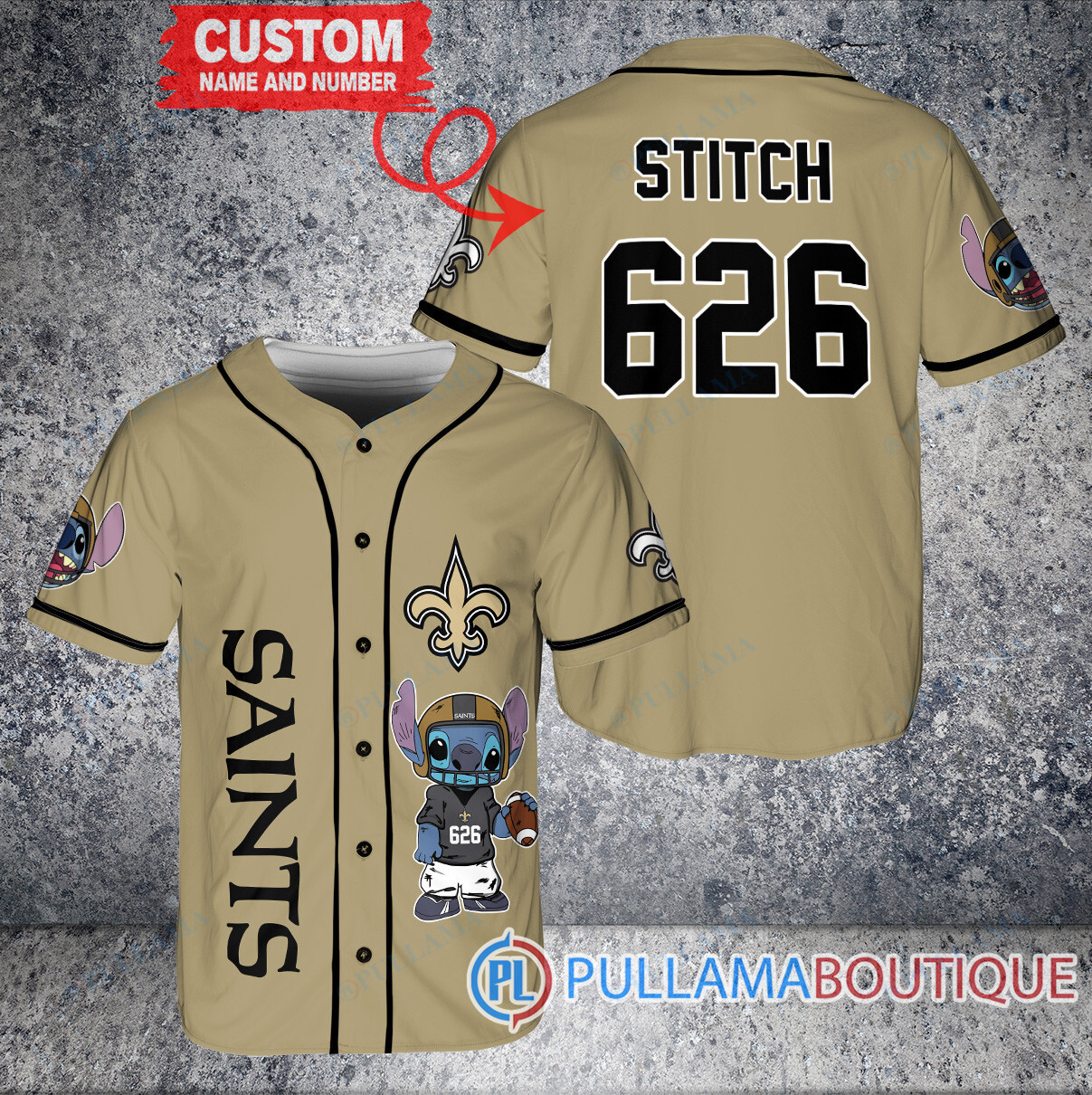 Detroit Lions Stitch Custom Baseball Jersey Gray