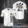 Dallas Cowboys x Mickey and Minnie with Trophy Baseball Jersey Navy