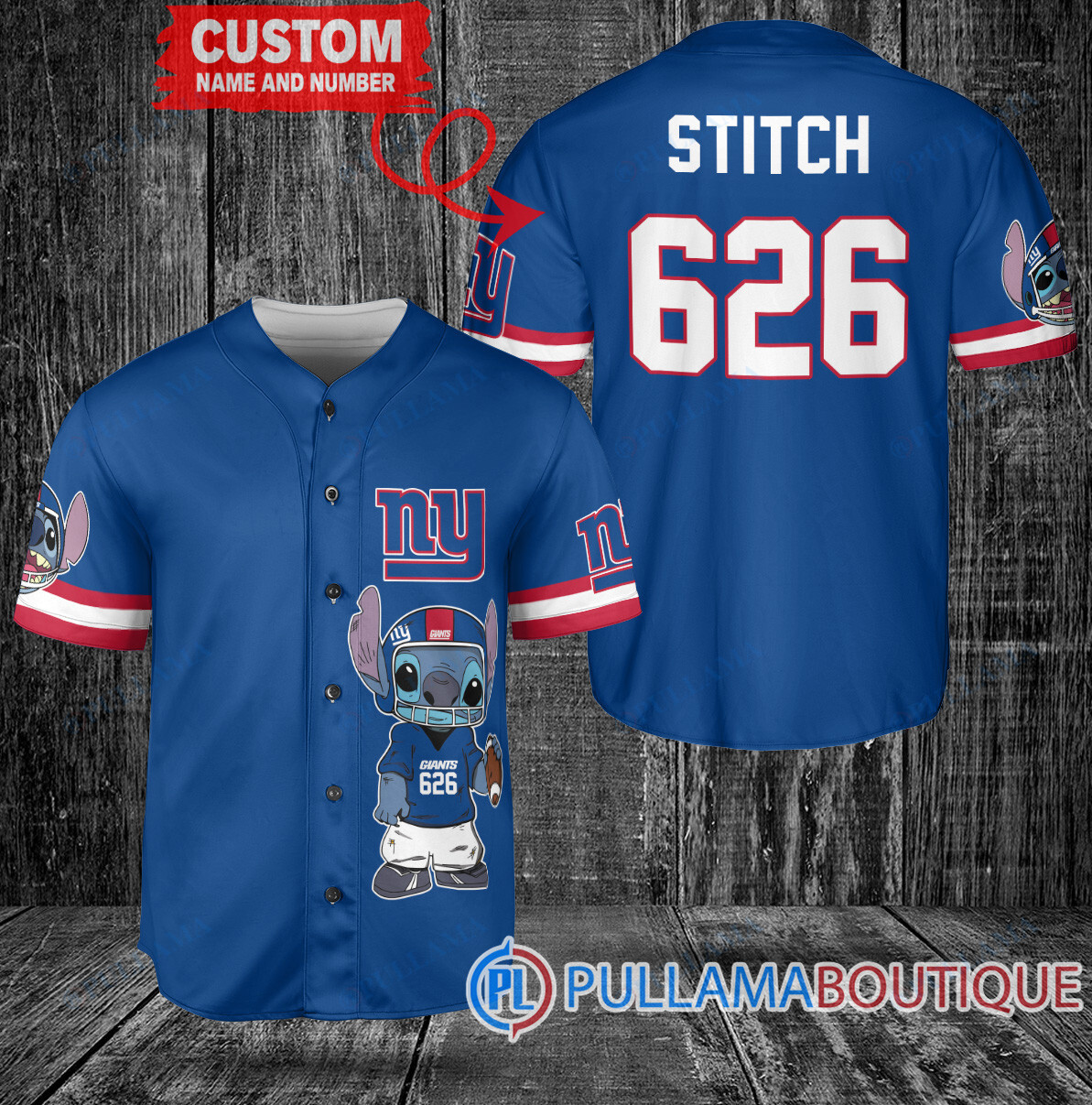 New England Patriots Stitch Custom Baseball Jersey Red