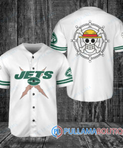 New York Jets Luffy After Timeskip One Piece Straw Hats Baseball Jersey