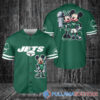 Las Vegas Raiders x Mickey and Minnie with Trophy Baseball Jersey White