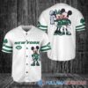 Tennessee Titans x Mickey and Minnie with Trophy Baseball Jersey White