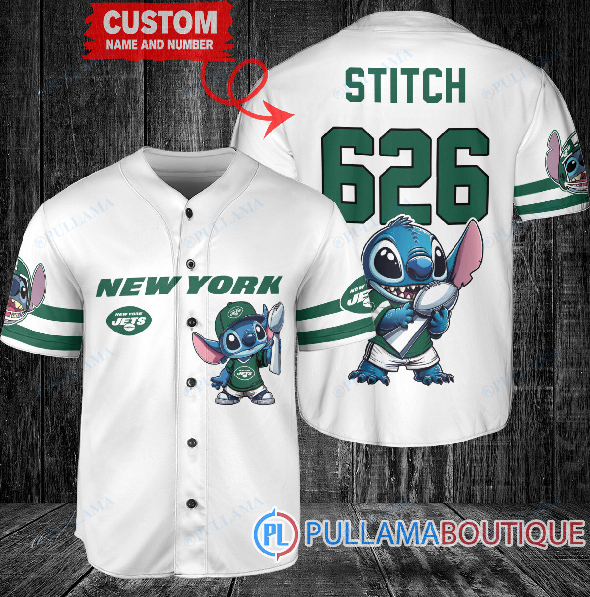 Seattle Seahawks x Stitch with Trophy Custom Baseball Jersey Navy