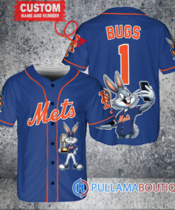 New York Mets x Bugs Bunny with Trophy Baseball Jersey Royal