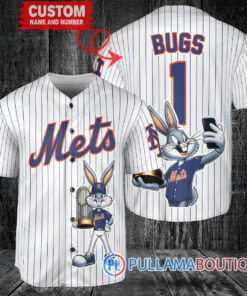 New York Mets x Bugs Bunny with Trophy Baseball Jersey White