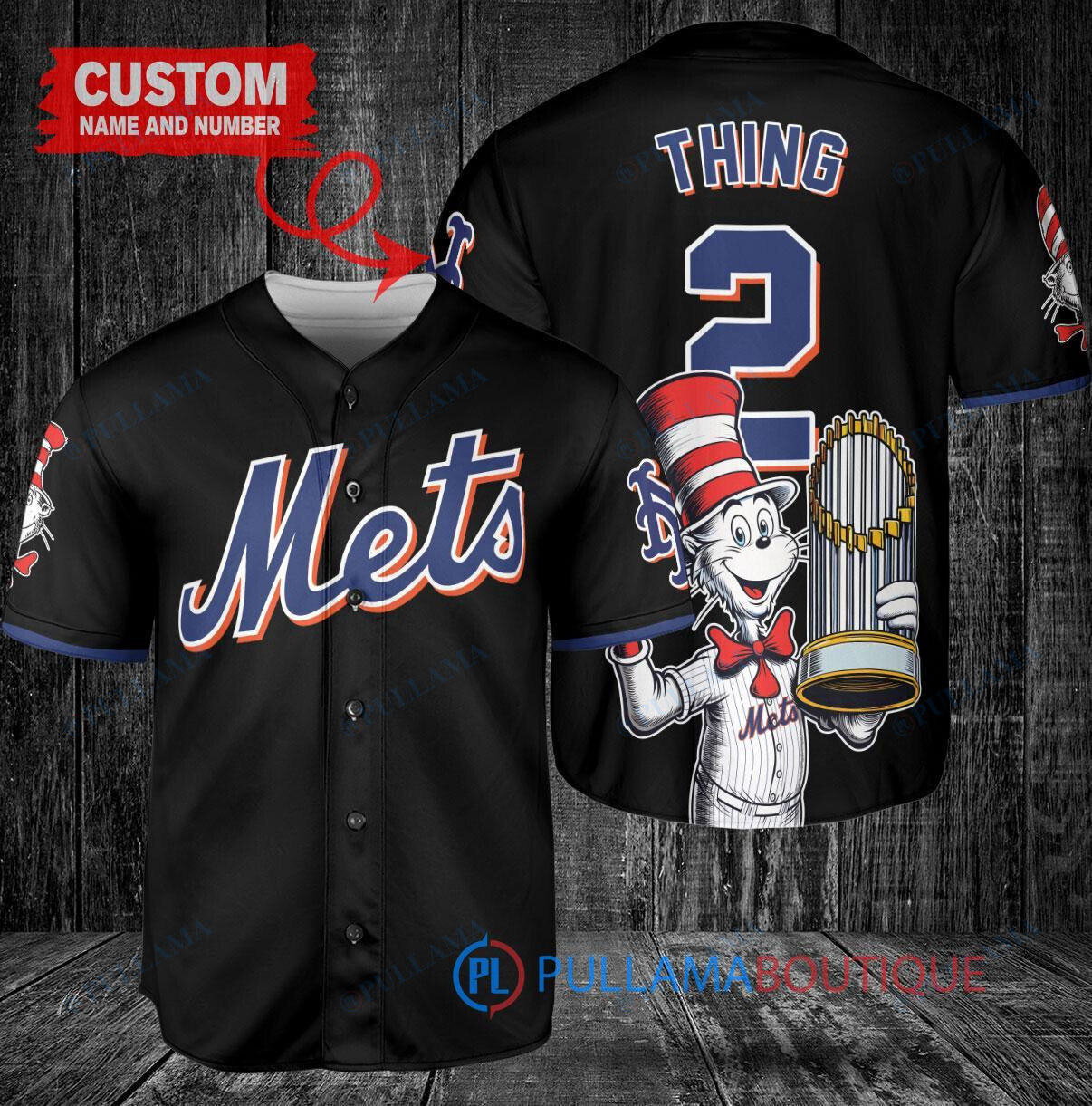 San Francisco Giants x Dr Seuss with World Series Trophy Custom Baseball Jersey White City Connect