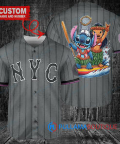 New York Mets x Lilo & Stitch with Trophy Baseball Jersey Graphite City Connect