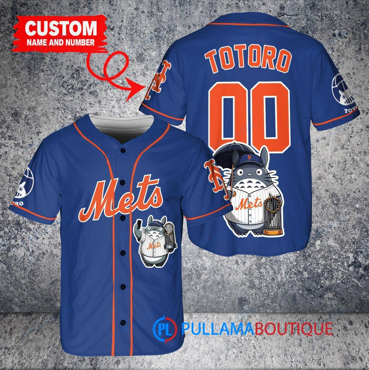 Astros x Totoro Studio Ghibli Baseball Jersey – Navy City Connect Custom