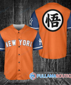 New York Yankees Dragon Ball Z Goku Baseball Jersey