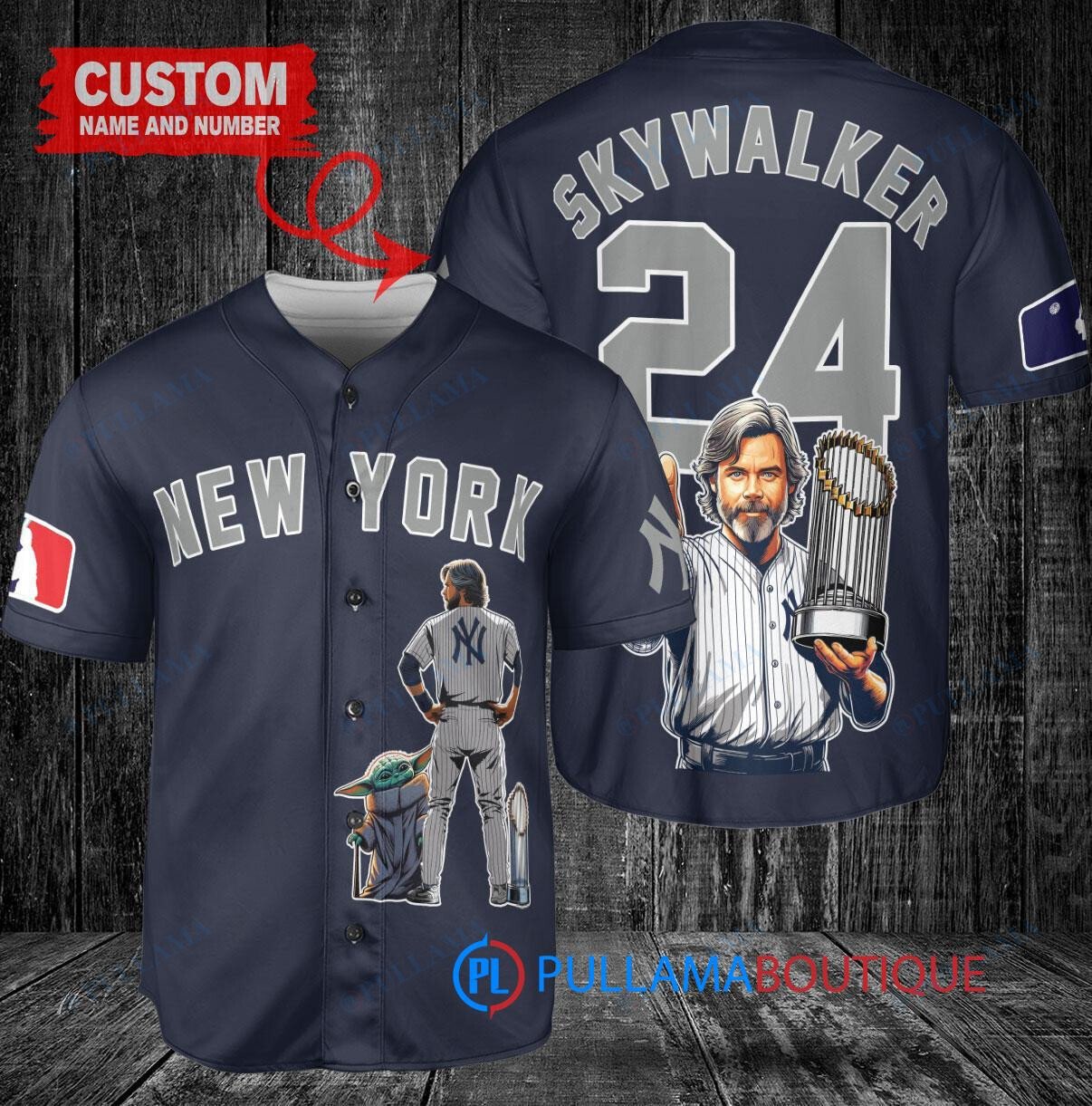 San Francisco Giants x Luke Skywalker Star Wars with Trophy Custom Baseball Jersey White City Connect