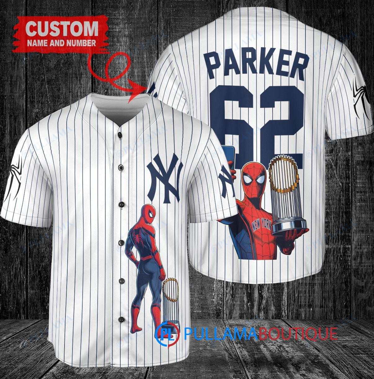 Los Angeles Angels x Marvel Spiderman with Trophy Custom Baseball Jersey Red