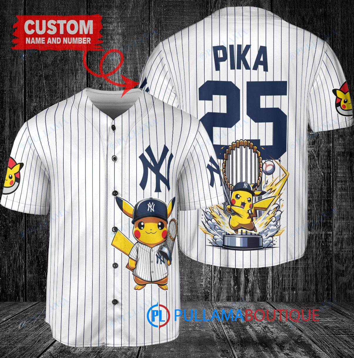 San Diego Padres x Pikachu Pokemon with Trophy Custom Baseball Jersey Tan