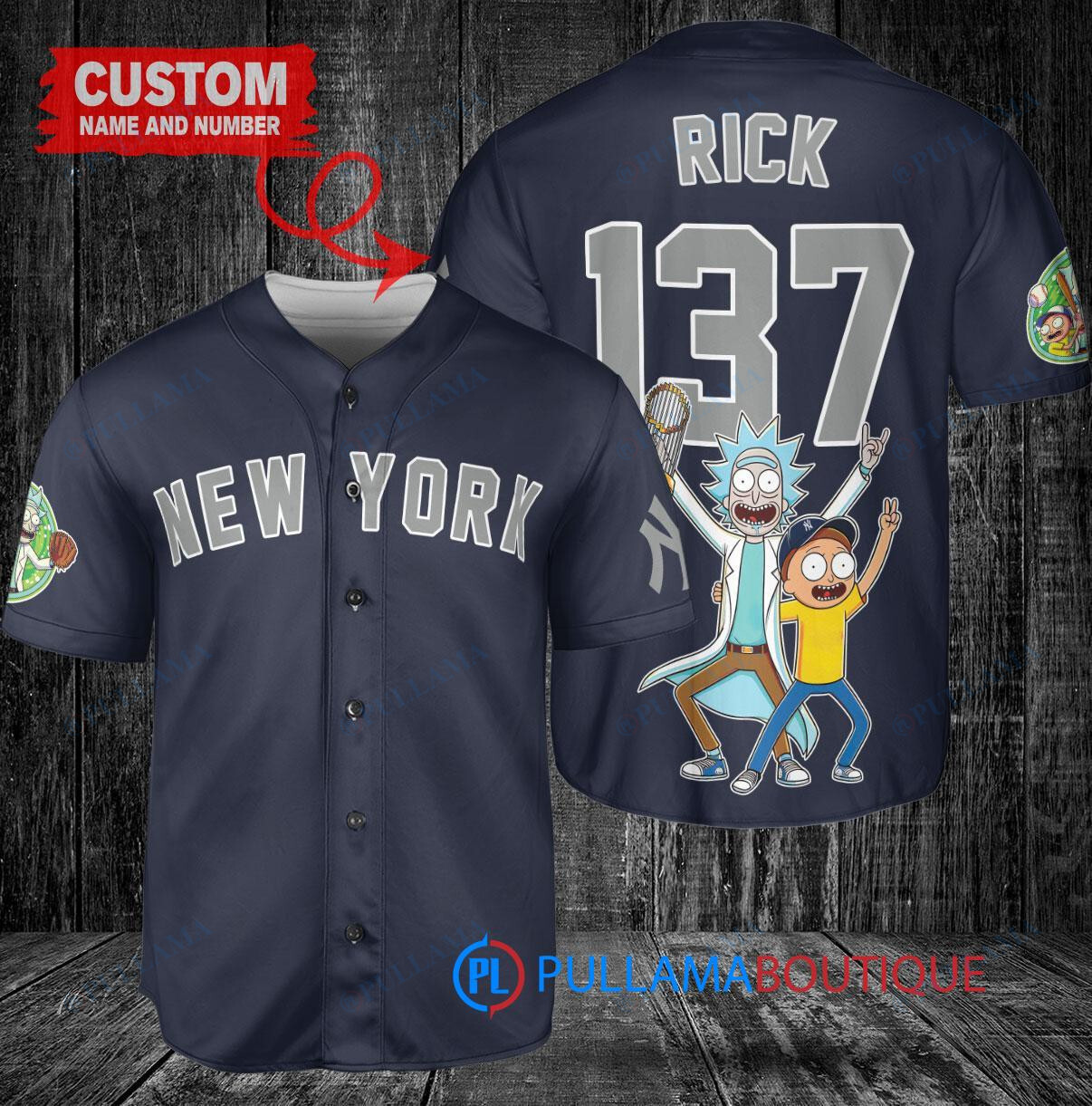 Colorado Rockies x Rick and Morty with Trophy Custom Baseball Jersey Purple