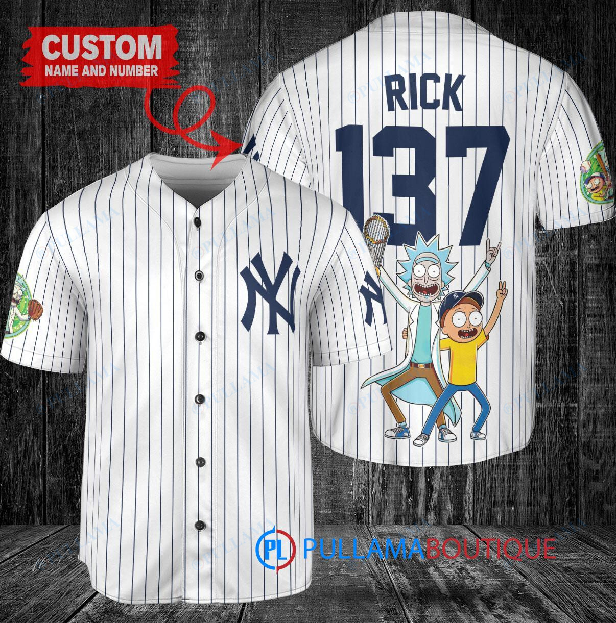 San Francisco Giants x Rick and Morty with Trophy Custom Baseball Jersey Gray