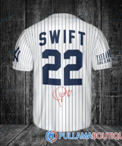 New York Yankees x Taylor Swift 22 Baseball Jersey