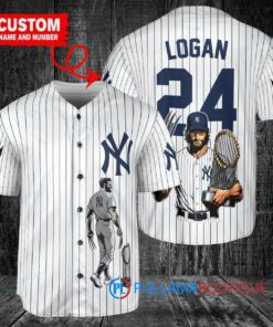 New York Yankees x Wolverine Logan with Trophy Custom Baseball Jersey White