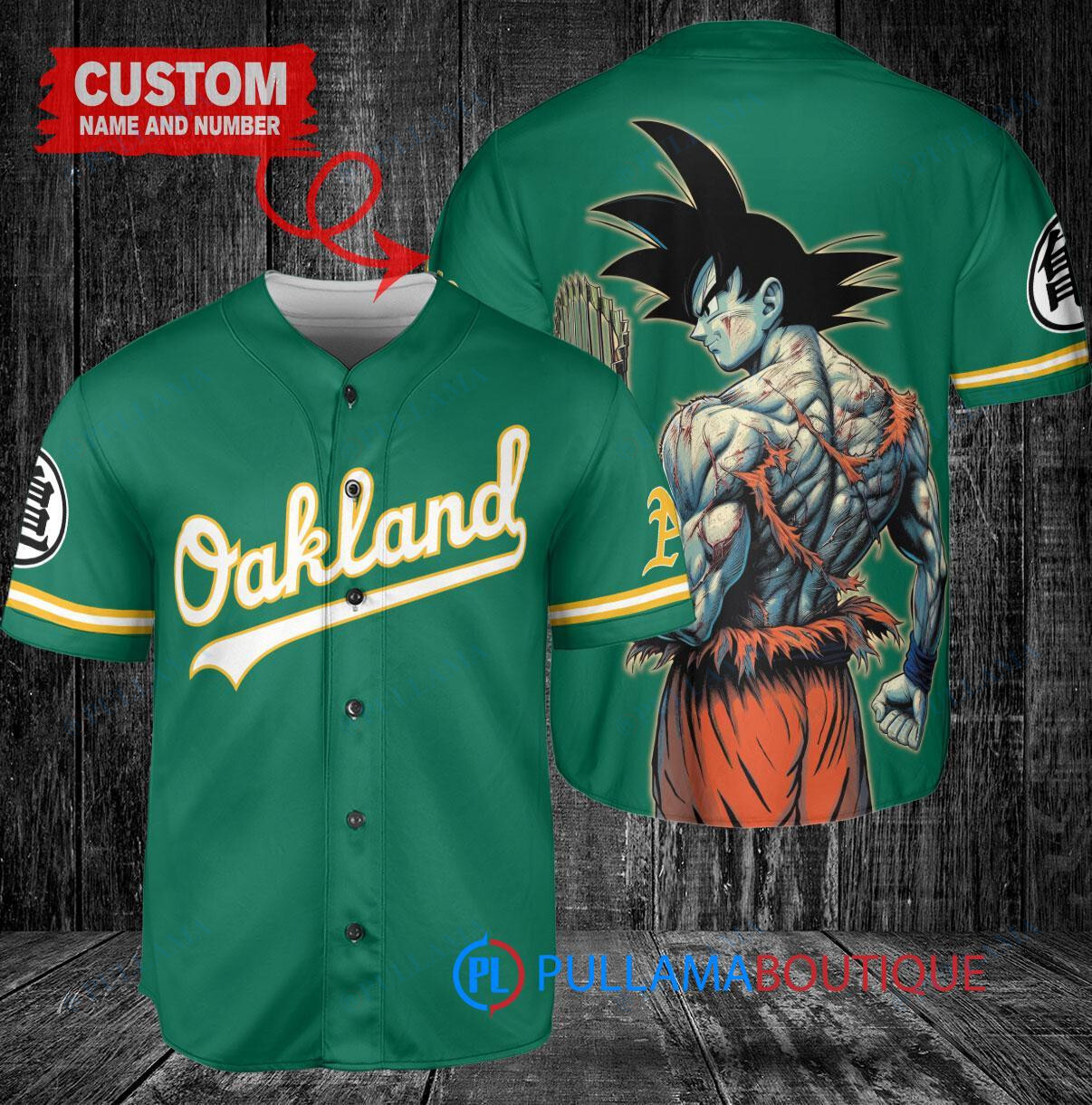 Kansas City Royals x Son Goku Kakarot Super Saiyan Dragon Ball Z with Trophy Baseball Jersey Navy