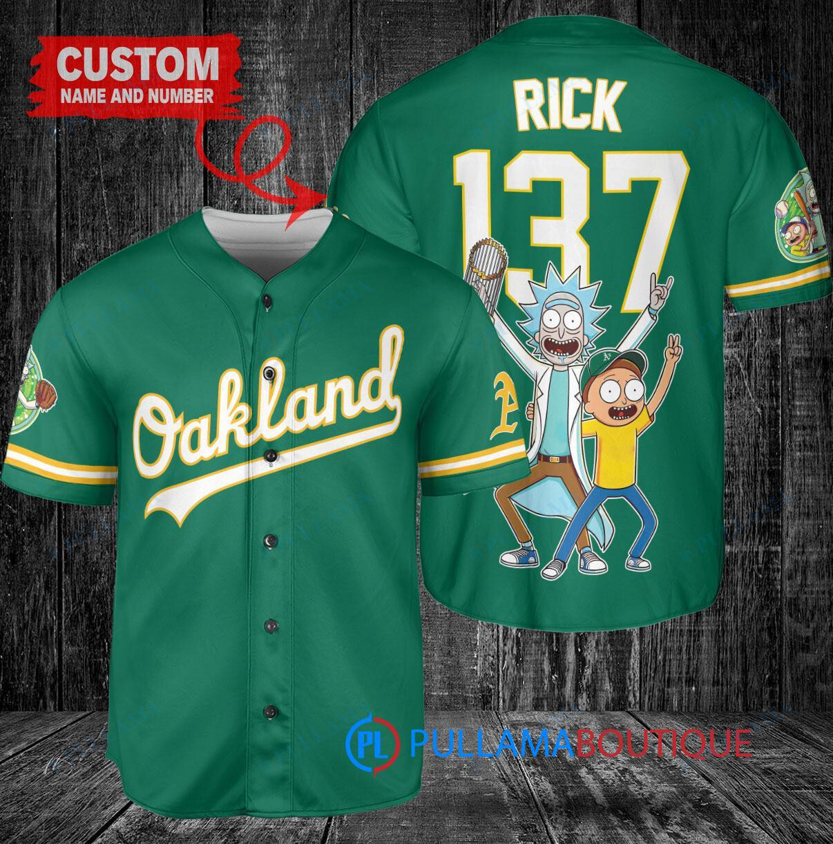 San Diego Padres x Rick and Morty with Trophy Custom Baseball Jersey Tan