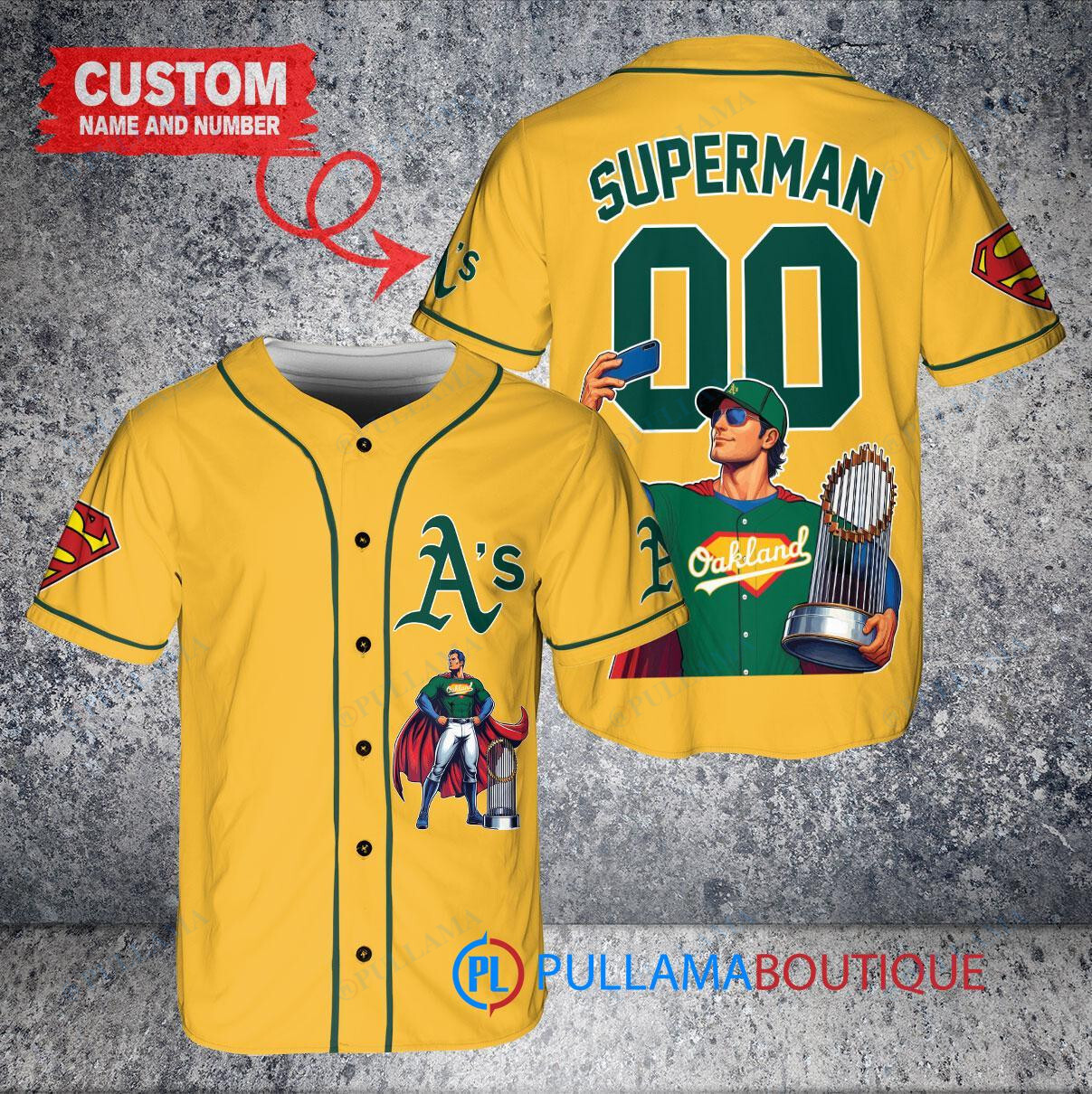 Chicago White Sox x Superman DC Comics with Trophy Custom Baseball Jersey White